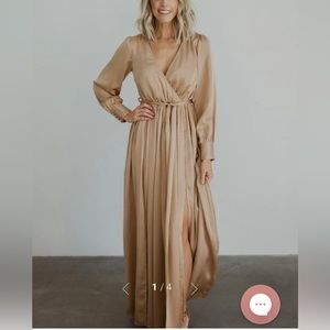 Jenna Maxi Dress Gold